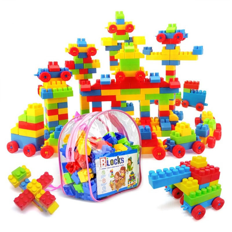 130pcs Large Particles of Buil - Science Robotics recension och pris