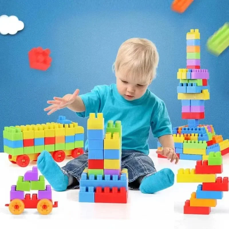 130pcs Large Particles of Buil - Science Robotics recension och pris