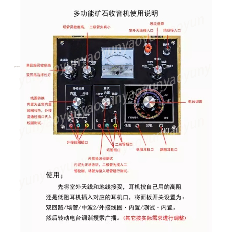 Crystal Radio DIY Kit, Medium  - Science Hobbyist recension och pris