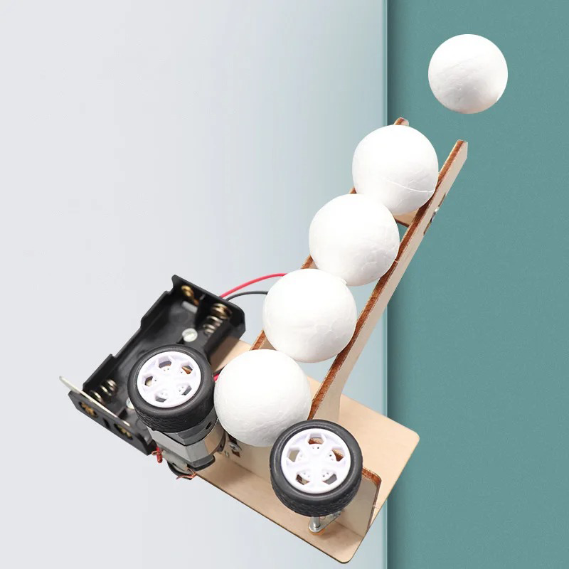 Electric Ball Pitching Machine - Science Project Kit recension och pris