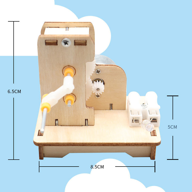 DIY Mini Hand Generator DIY Sc - Science Project Kit recension och pris