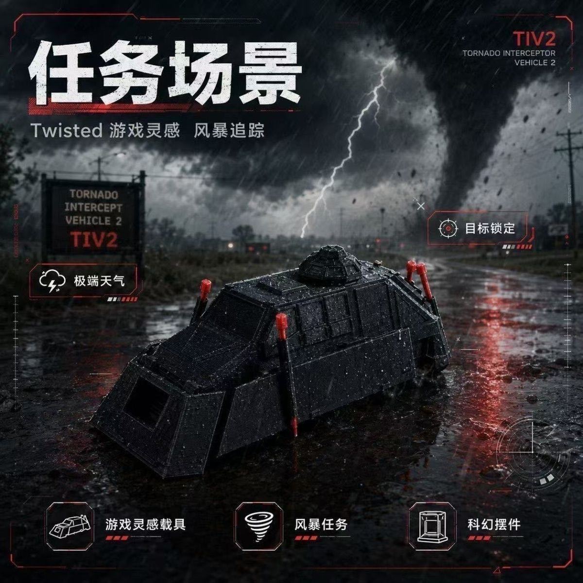 Static Scale TIV2 Tornado Inte - Science Hobbyist recension och pris