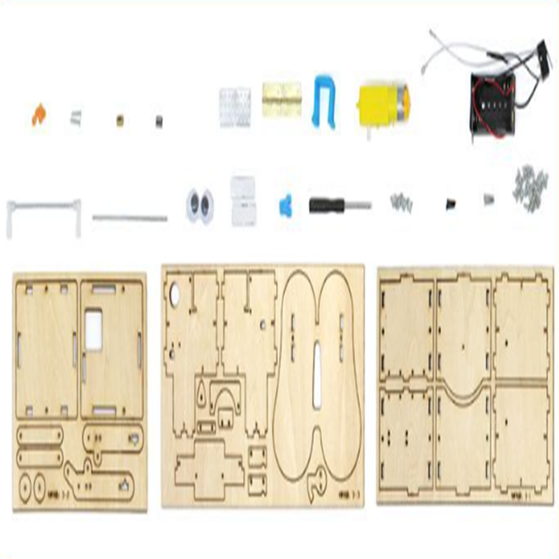 Wooden Assemble DIY Robot Eati - Science Project Kit recension och pris