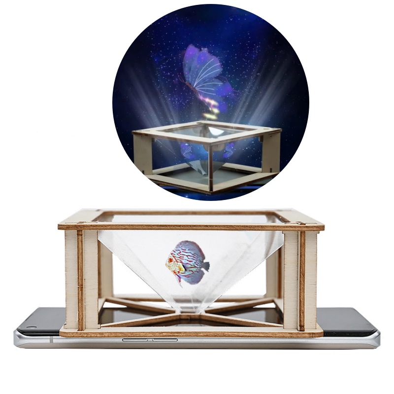 DIY 3D Holographic Projector K - Science Project Kit recension och pris