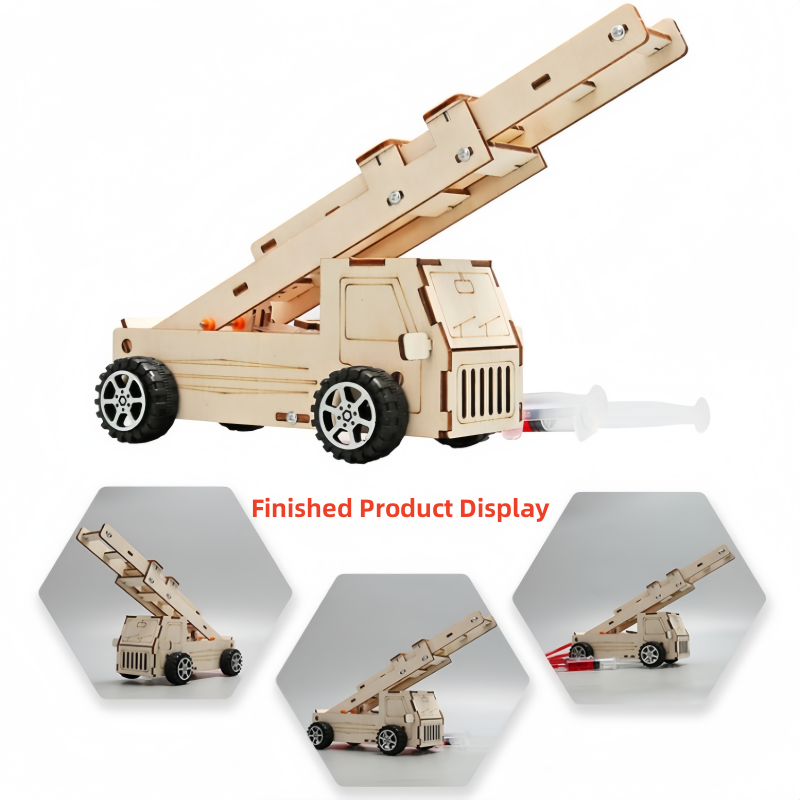 DIY Wood Ladder Fire Truck Mod - Science Project Kit recension och pris