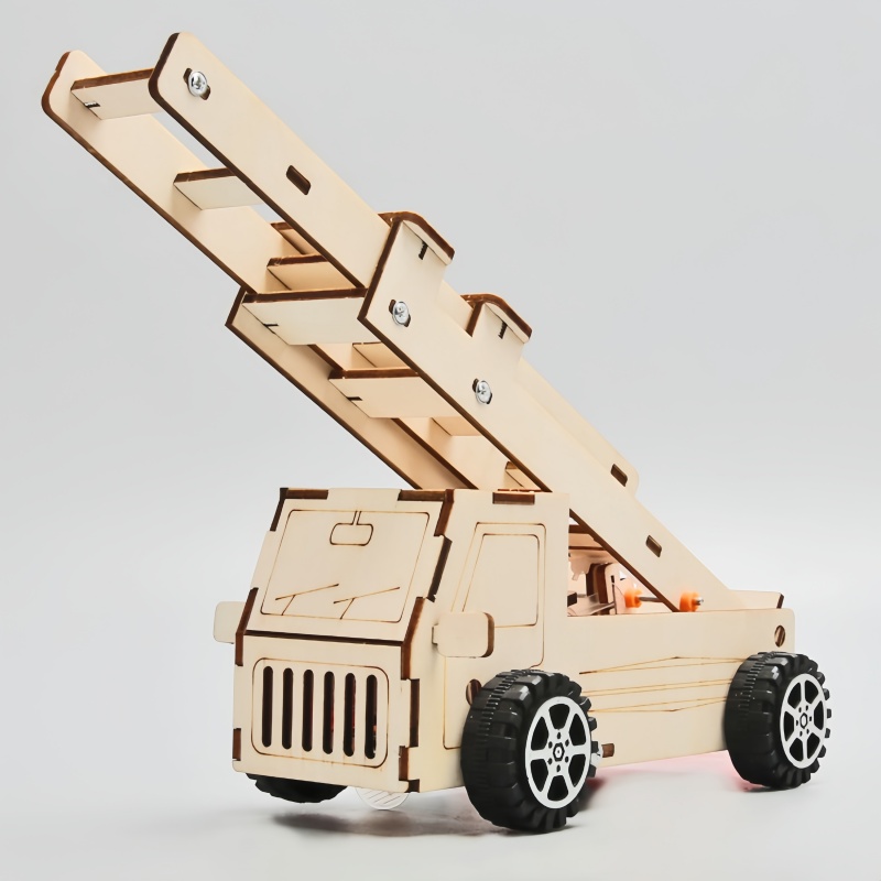 DIY Wood Ladder Fire Truck Mod - Science Project Kit recension och pris