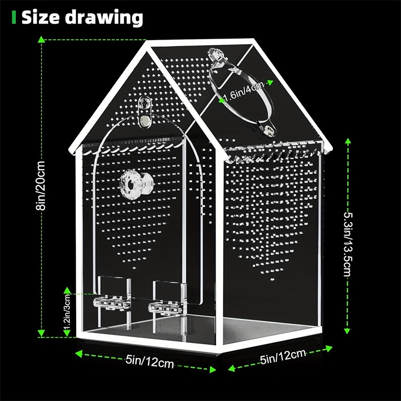 Transparent Acrylic House Inse - Science Hobbyist recension och pris