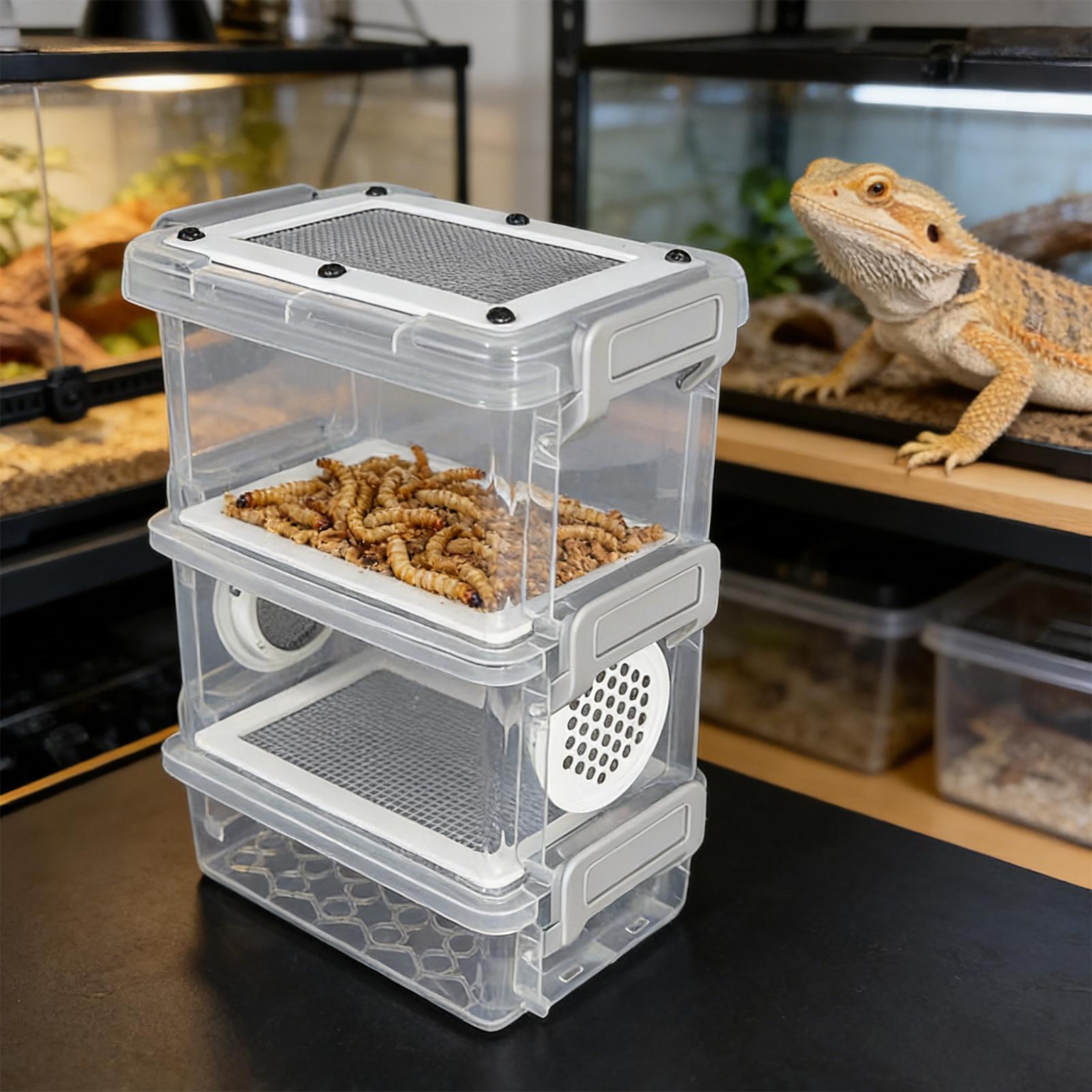 3-Layer Silkworm Feeder Bin Co - Science Hobbyist recension och pris