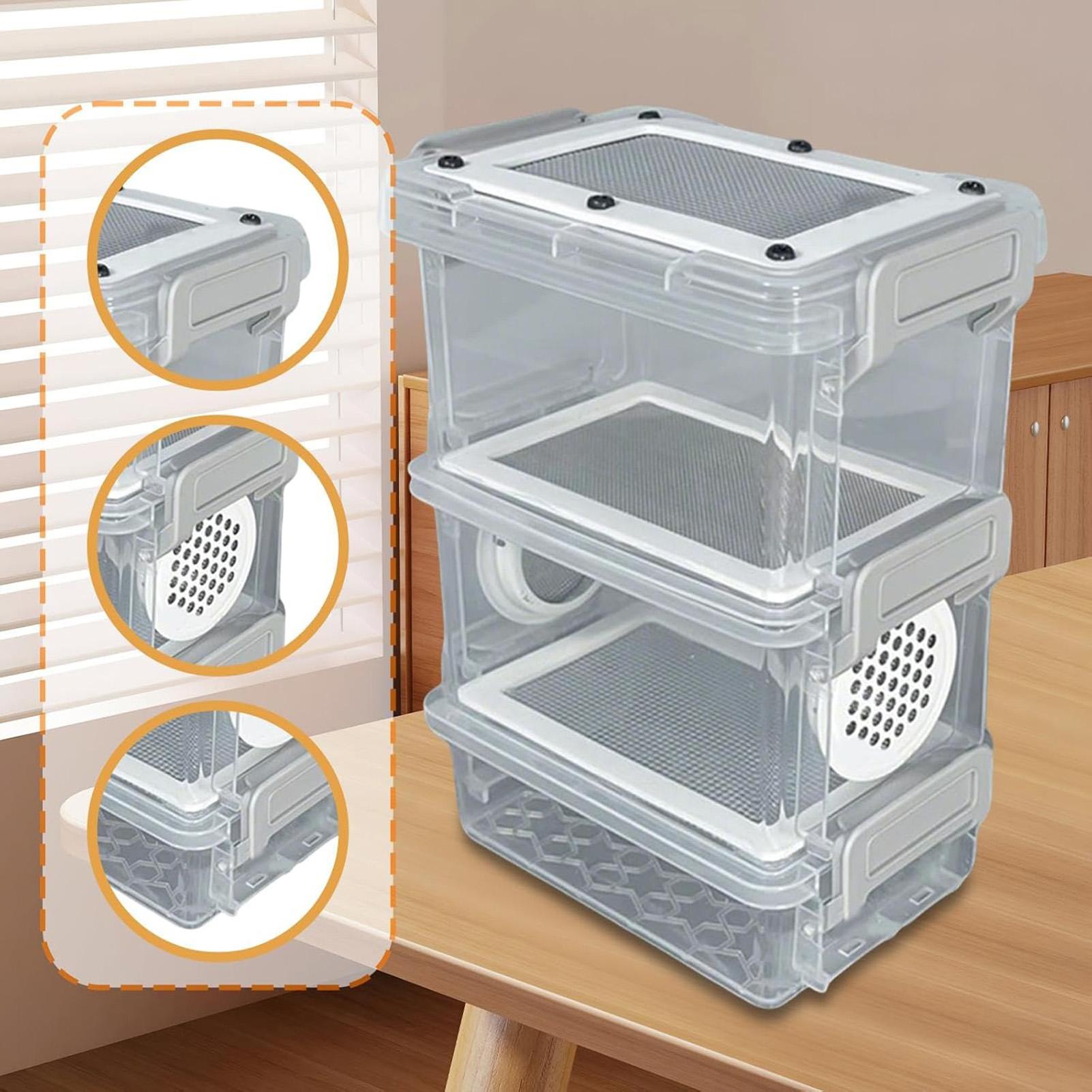 3-Layer Silkworm Feeder Bin Co - Science Hobbyist recension och pris